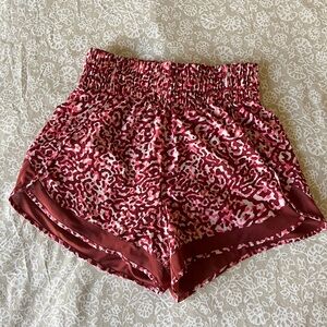 Athleta High Rice Mesh Running Shorts